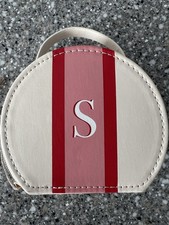 NEW! Travel Leather Zippered Jewelry Case Ini...