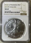 2017(P) $1 American Silver Eagle NGC MS69 (003)