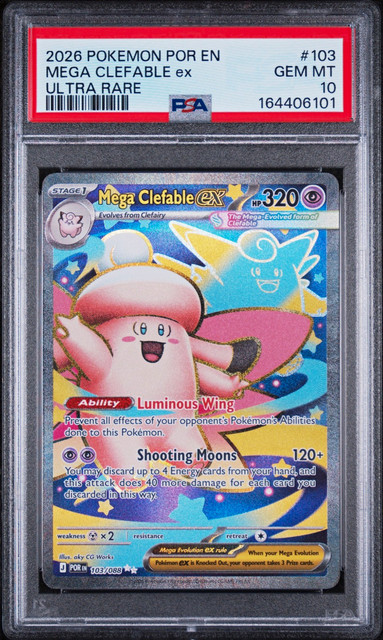 Mega Clefable ex #103 (Perfect Order)