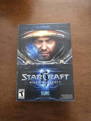 StarCraft II 2 Wings of Liberty PC Game Blizzard Entertainment W/Note Pad