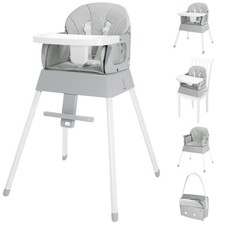 5 in 1 Foldable Baby High Chair,Convertible Highchair for Babies and Toddlers...