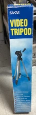 Sakar TR-60 Photo & Video Tripod 3 Section 3 Way Fluid Pan