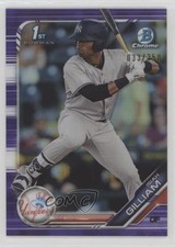2019 Bowman Chrome Prospects Purple Refractor 33/250 Isiah Gilliam #BCP-204 00hy