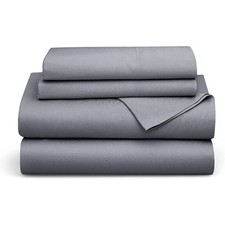 Queen Sheet Set Luxury Silky Bedding Sheets Pillowcases Breathable Soft New