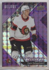 2024-25 Upper Deck Allure Rookies Purple Diamond 9/10 Zack Ostapchuk #135 9bg