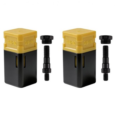 2PCS Riveting nut Tool Mandrel, Metric and SAE Mandrel (3/8-16)