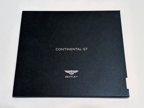 2005 BENTLEY CONTINENTAL GT SALES CATALOG AND SPECIFICATION GUIDE IN PORTFOLIO