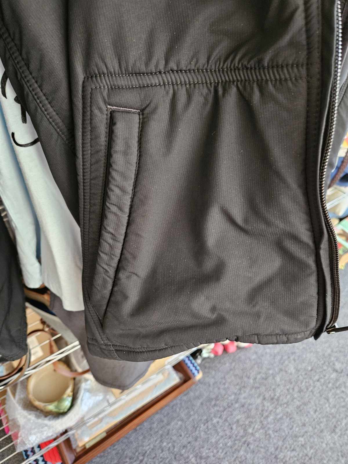 Nike full zip jacket medium. Poly with fleece lin… - image 3