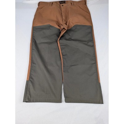 Browning Mens 36x30 Upland Field Pants Brown Olive Green Canvas Hunting Briar