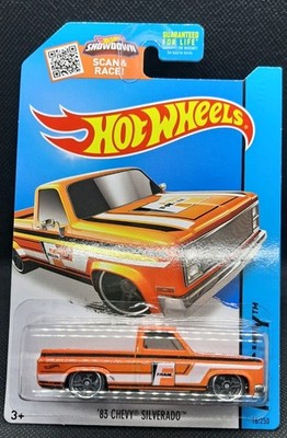 Hot Wheels 83 Chevy Silverado 2015 Orange FRAM HW City 16/250 VGC Hot Wheels 83 Chevy Silverado 2015 Orange FRAM HW City 16/250 VGC