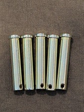 1/2" x 2-1/2" Clevis Pin Universal - Low Carbon Steel - Zinc- 5 Pack