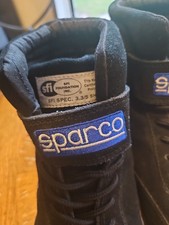 Sparco Black Suede Racing Shoes Sparco Black Suede Racing Shoes