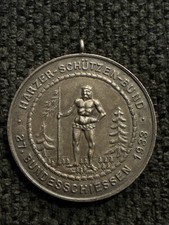 1933 German Shooting Medal - .990 Silver - 25.9 grams