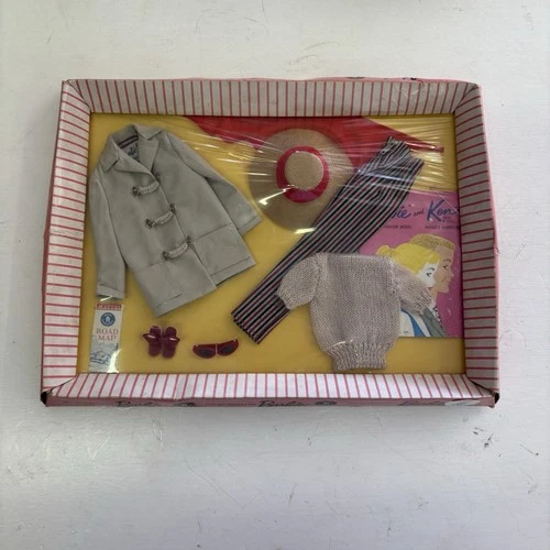 New Vintage 1960s Barbie Open Road #985 Outfit COMPLETE
