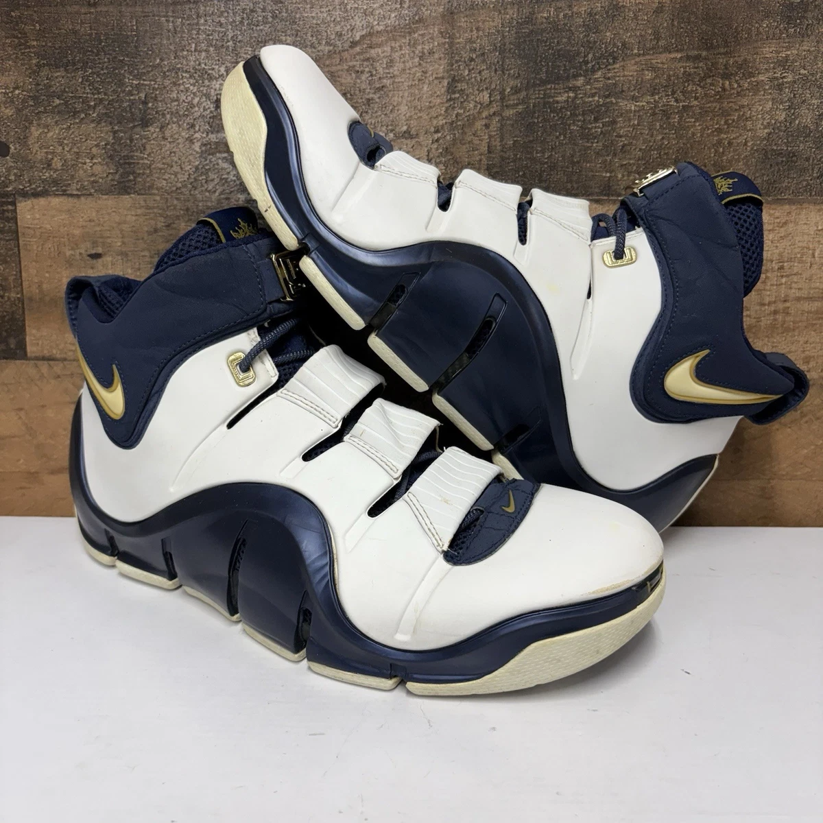 Nike Zoom LeBron 5 White Midnight Navy | eBay