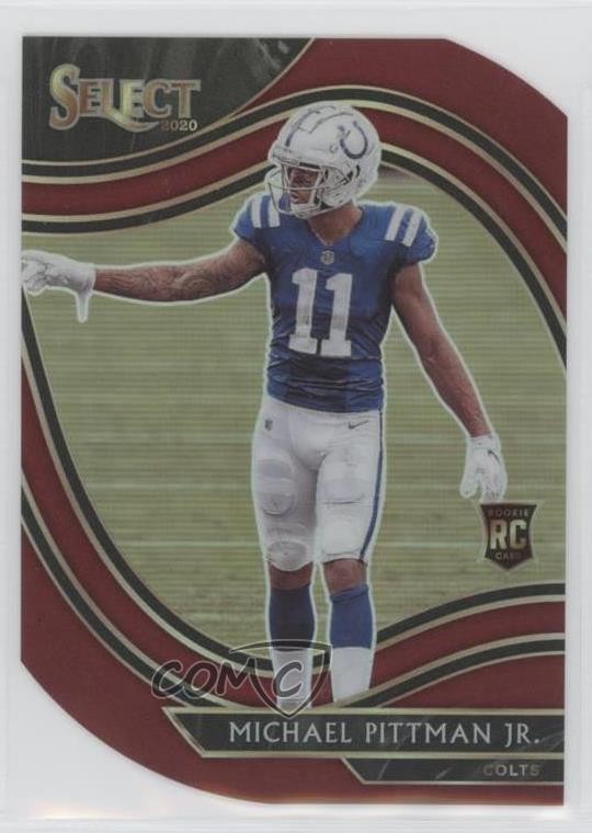 2020 Select Field Level Maroon Prizm Die-Cut Michael Pittman Jr Rookie RC 12pq