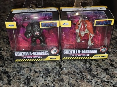 Jada Metalfigs Godzilla X Kong Lot Of 2: Skar King And Kong NEW SEALED Keychains