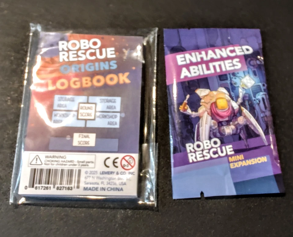 ROBO RESCUE: ORIGINS game card packs (4) and mini expansion - Image 3 of 3