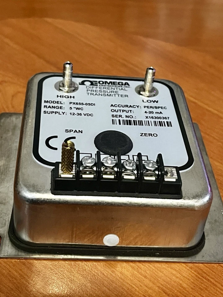OMEGA ENGINEERING PX655-05DI DIFFERENTIAL PRESSURE TRANSMITTER - Image 4 of 4