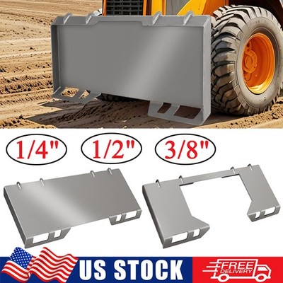 1/4'' 3/8'' 1/2'' Steel Quick Tach Attachment Skid Steer Mount Plate Adapter Loader