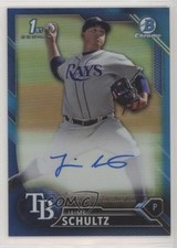 2016 Bowman Chrome Prospects Blue Refractor /150 Jaime Schultz #BCAP-JS Auto 6we