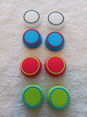 8 Pack Silicone Analog Thumb Stick Grip For Xbox One Xbox360 WII U  Colors
