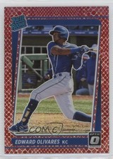 2021 Panini Donruss Optic Rated Rookie Red Dragon Prizm /110 Edward Olivares 0wb