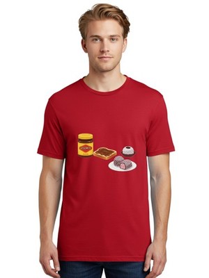 Vegemite Mens Graphic Tee, 100% Cotton, Casual Summer Wear