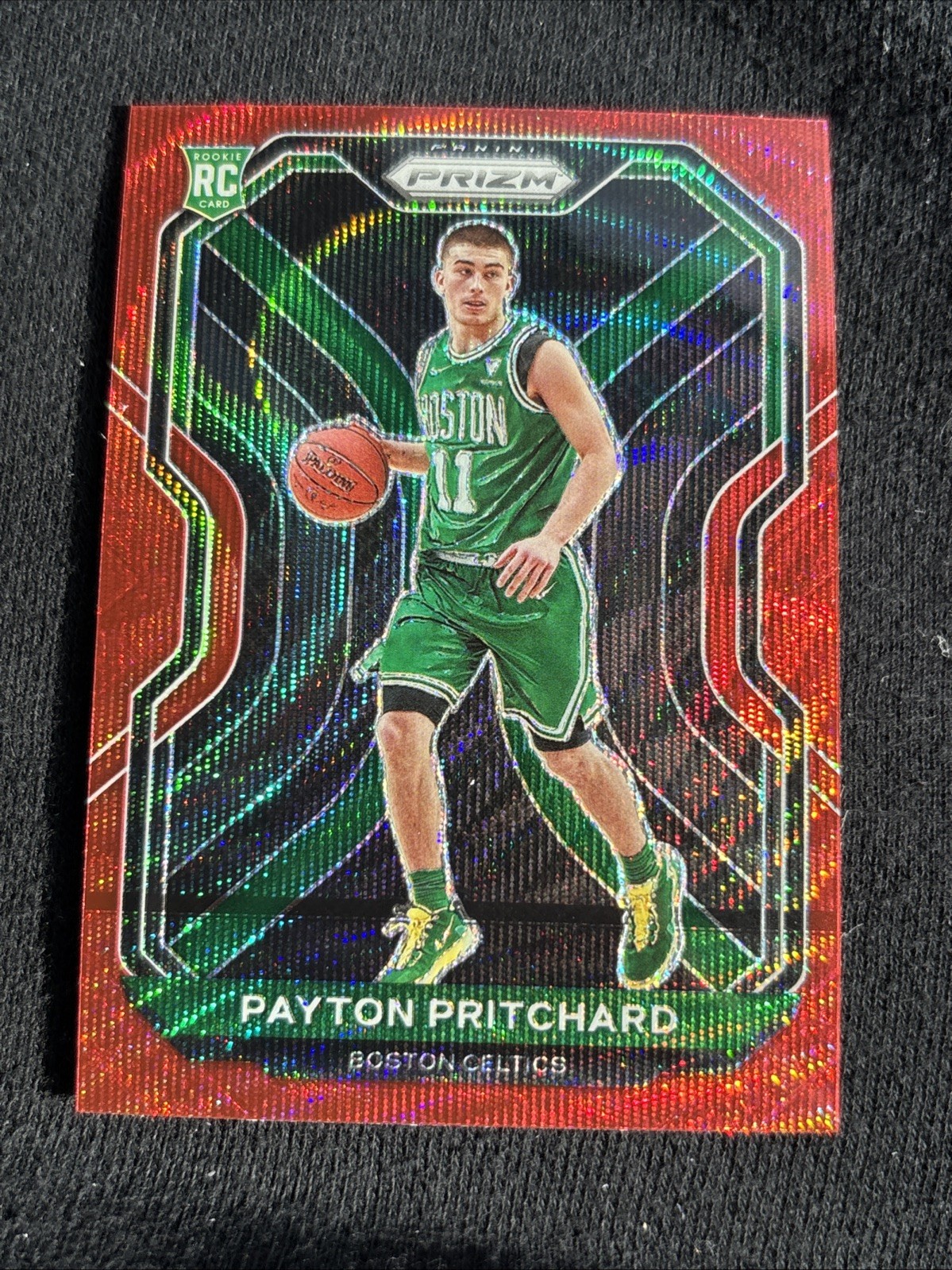 2020-21 Panini Prizm - Payton Pritchard #257 Ruby Wave Prizm (RC)