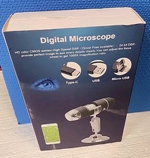 Wireless Digital Smart Plastic Microscope - Black
