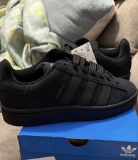adidas Campus 00s J Unisex Kids Black Suede Sneakers US 4.5 JI4395