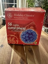 VINTAGE GE Holiday Classics 56 Lights Super S...