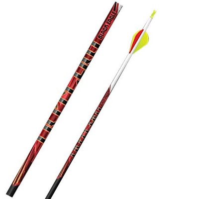 Black Eagle Outlaw White Crested Fletched 400 Arrows 1/2dz BRAND NEW