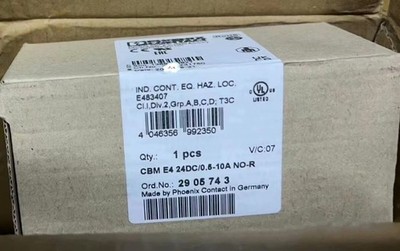   CBM E4 24DC/0.5-10A NO-R equipment circuit breaker 2905743 #jg