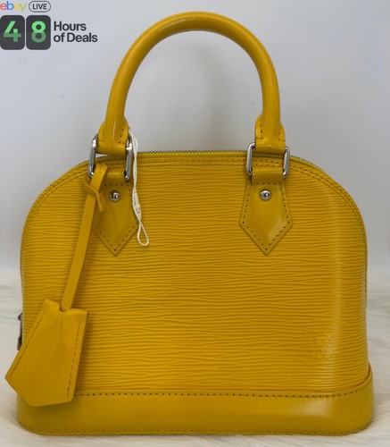 [eBay Live] $1 Auction D43 Louis Vuitton Alma PM Epi Leather Handbag Yellow