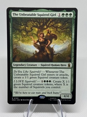Magic: The Gathering The Unbeatable Squirrel Girl 0193 Regular Rare 2026 NM