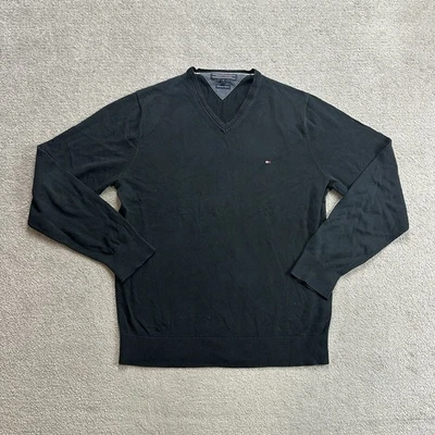 TOMMY HILFIGER Herren Pullover Gr M Sweater Strickpullover Jumper 32316 Blau - Bild 1 von 4
