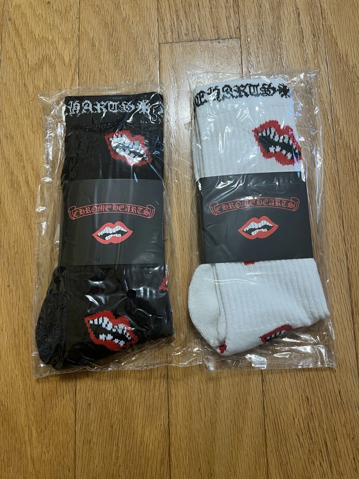 Matty Boy Chomper Socks 2 Pack Size 9-13 , White & Black