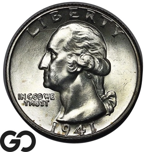 1941-D Washington Quarter Choice Unc
