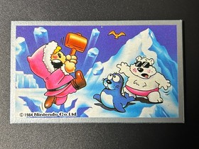 Nintendo Famicom Menko Card Ice Climber with Card Case