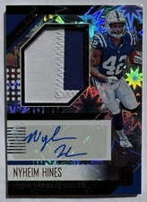 2018 Panini Unparalleled - Rookie Nyheim Hines #RJA-NH (AU, MEM, RC) #/75 RPA