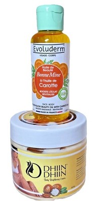 BEST DUO CREME DHIIN DHIIN & KAROTTENÖL GUTE MINE BOOSTER ANTI FLECK