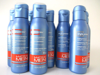 MATRIX Men Style Power Styling Shampoo 3x 4.2 Oz & 5x Daily Conditioner 4.2 Oz