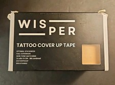 3 Inch Tall Wisper Tattoo Cover Up Tape. Cover Big Tattoo's, 9 Meters Combined
