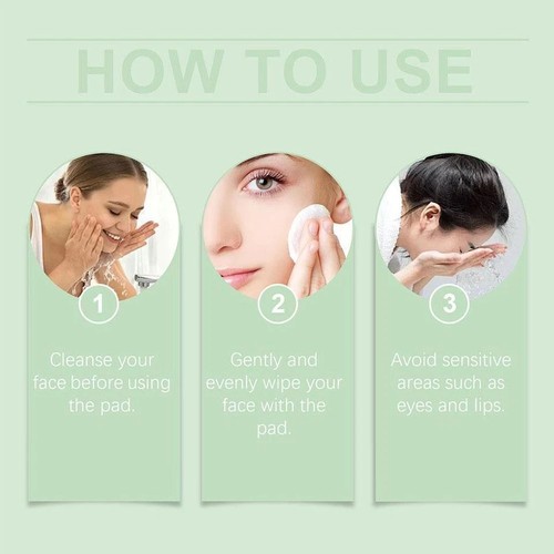 Zero Pore Pads Trgets Large Pores and Uneven Tone Korean Skincare 70pcs~ - Picture 2 of 11