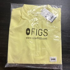 NEW Figs Rafaela Oversized Scrub Top - Size Small 1000214 Yellow