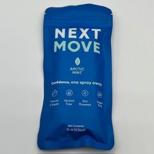 Next Move Arctic Mint Breath Spray 10ml Natural Vegan Alcohol Free Zinc Powered