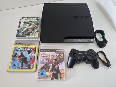 PS3 Slim 120GB CECH-2004A CFW Fähig Mit Zubehörpaket
