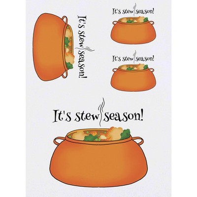 4 x ''Stew Season'' Temporäre Tattoos / Transfers (TO00092704)