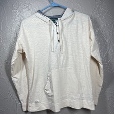 Lauren Ralph Lauren cream pullover hoodie womens size Medium